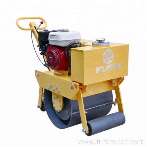 Walk Behind Single Steel drum vibratory road roller for soil compaction FYL-450